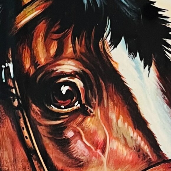 VTG Framed horse picture - Picture 10 of 10